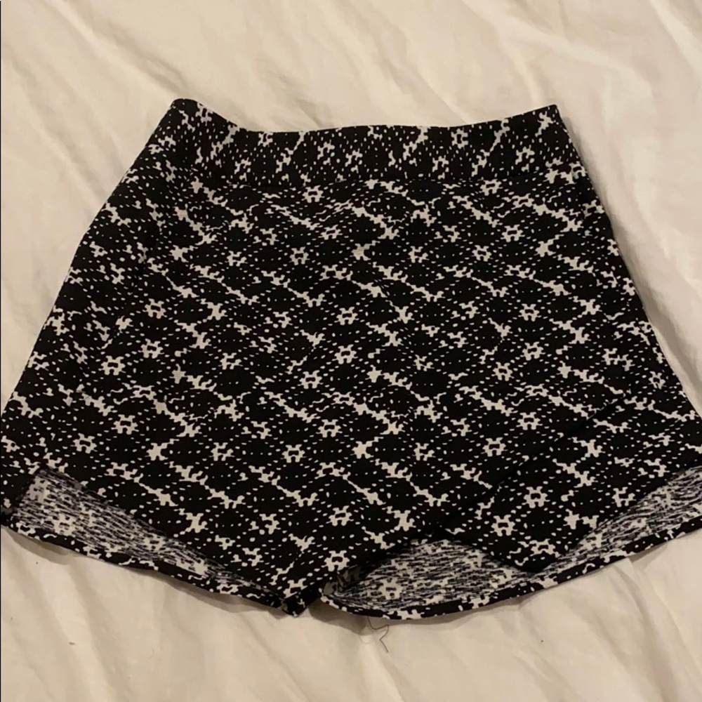 aqua asymmetrical skort